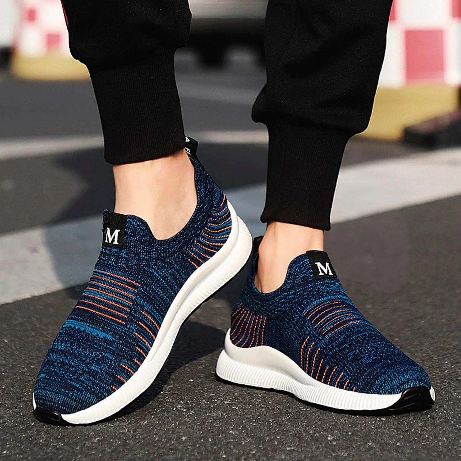8cm Men's Elevator Shoes Men's Casual Mesh Trainers Lightweight Breathable Lace Up Sports Mens Sneaker Boots Size 13