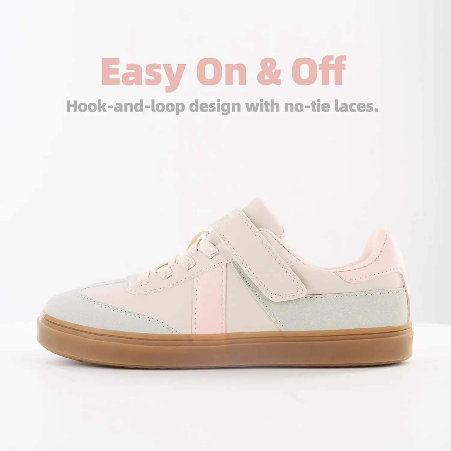 AMZZPIK Arveno Boys Girls Casual Shoes Comfortable Walking Zero Drop Skateboard Sneakers for Little Kid Big Kid