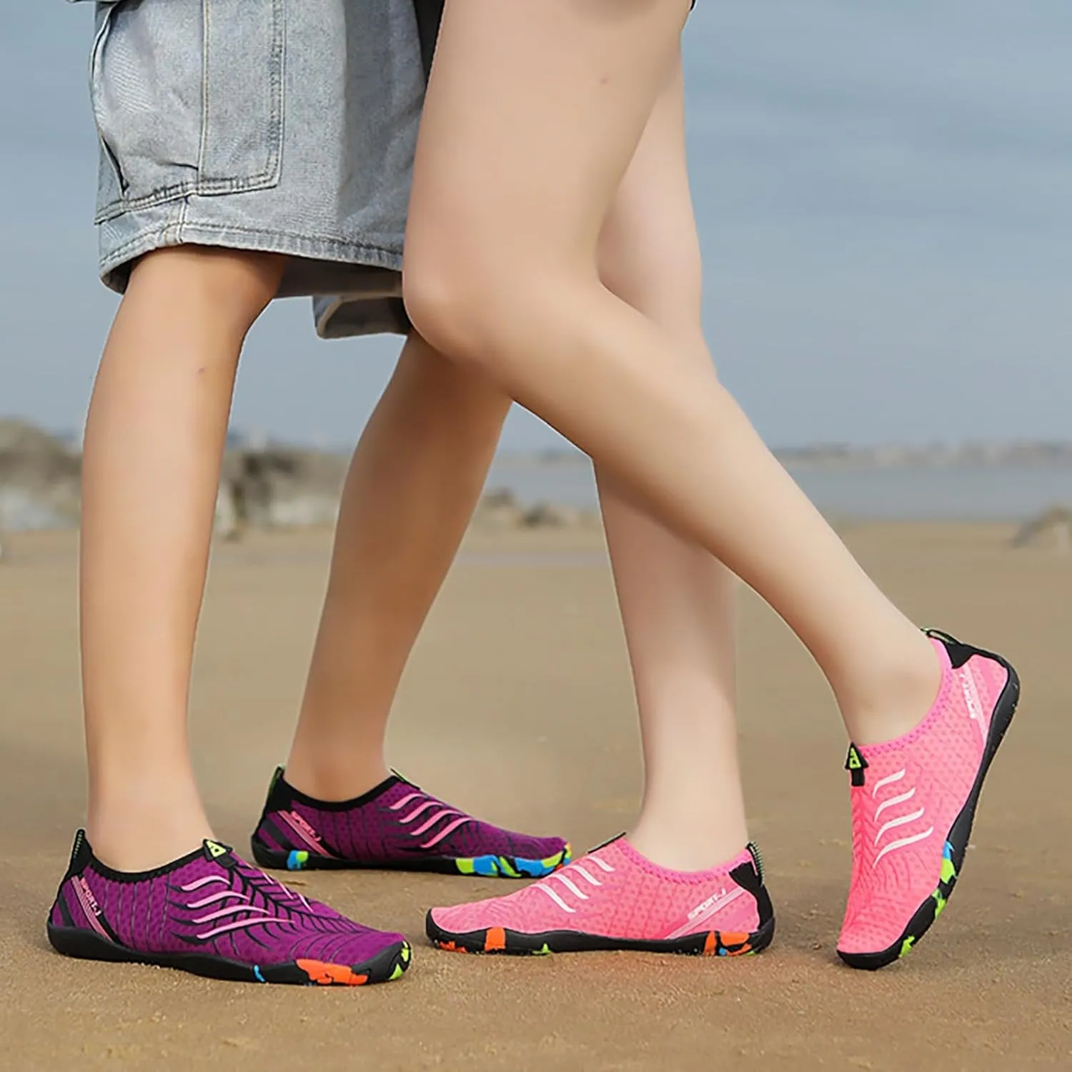 Aqua Shoes for Women Men Quick Dry Barefoot Beach Swim Pool Surf Yoga Hiking Kayaking Lightweight Non Slip Water Sports Breathable