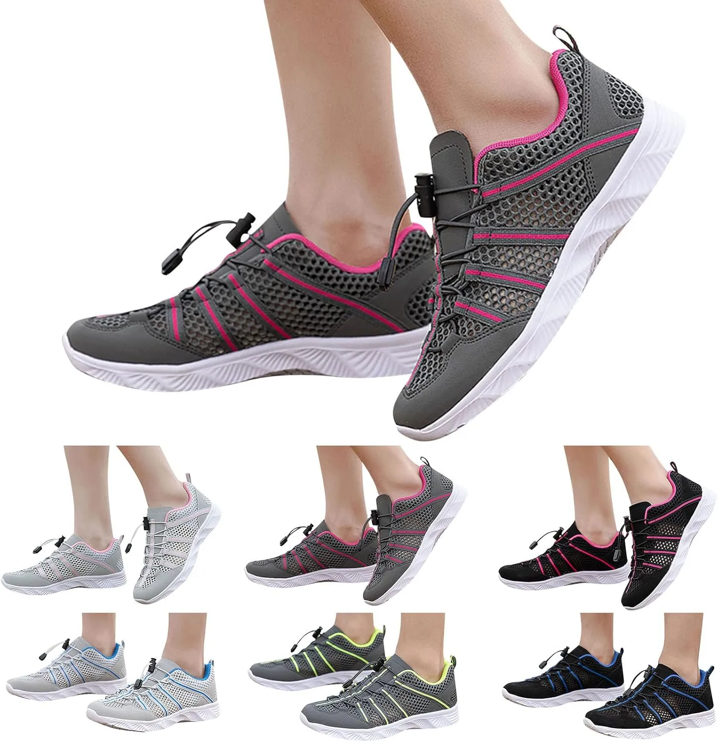 Aqua Sport Shoes Quick Dry Water Shoes Barefoot for Women Men Beach Swim Pool Surf Yoga Hiking Lightweight Non Slip Outdoor