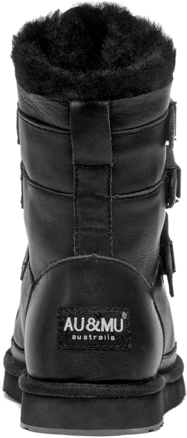 AUMU Women Three Velcro warm Thickened Leisure Weigher Shoes Snow Boots