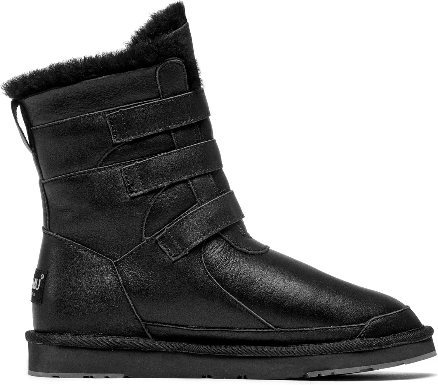 AUMU Women Three Velcro warm Thickened Leisure Weigher Shoes Snow Boots