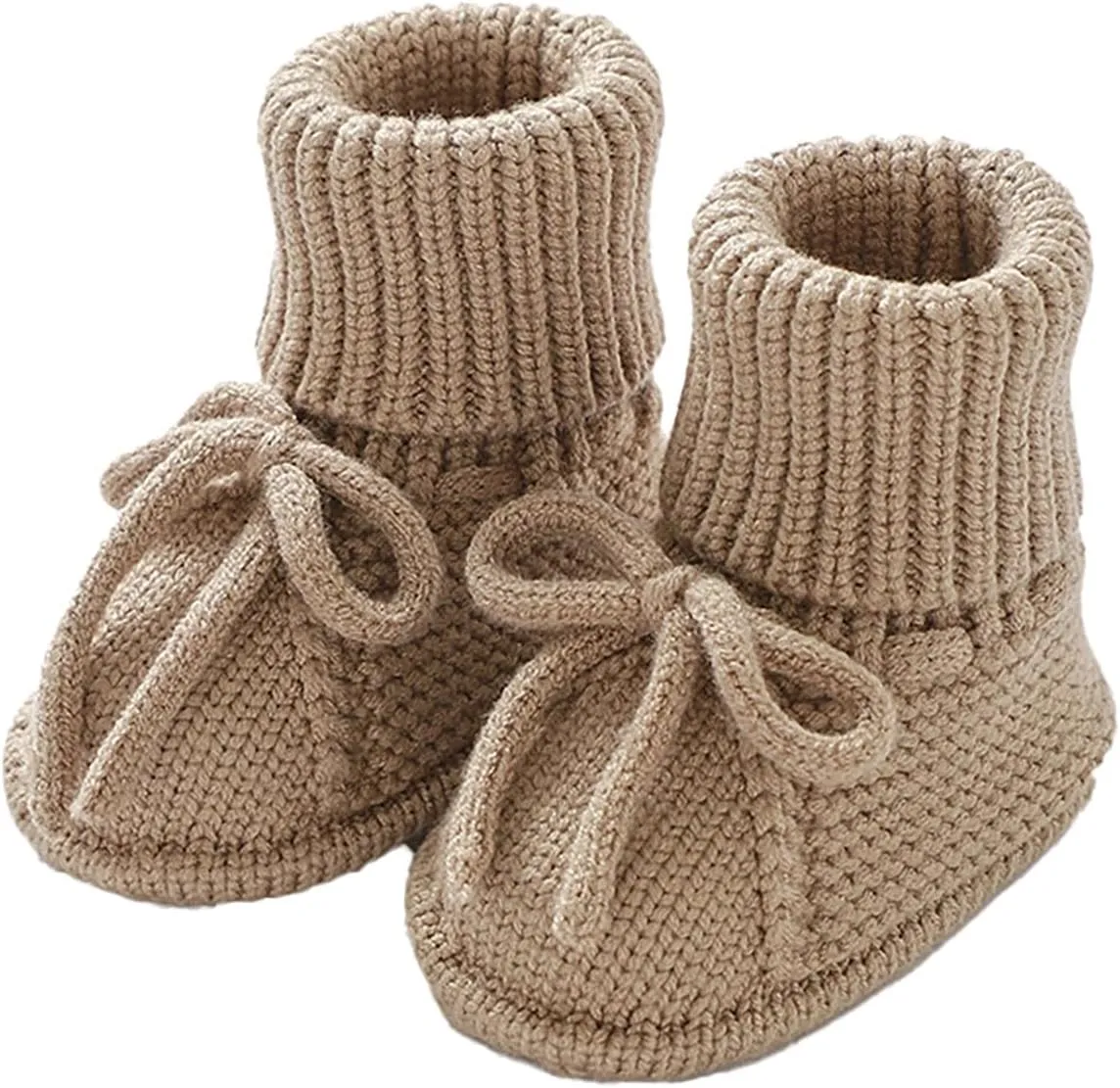 Baby Booties Newborn Sock Boots Hand Knitting Crochet Infant Boy Girl Cozy Shoes Indoor Breathable Walking Shoes