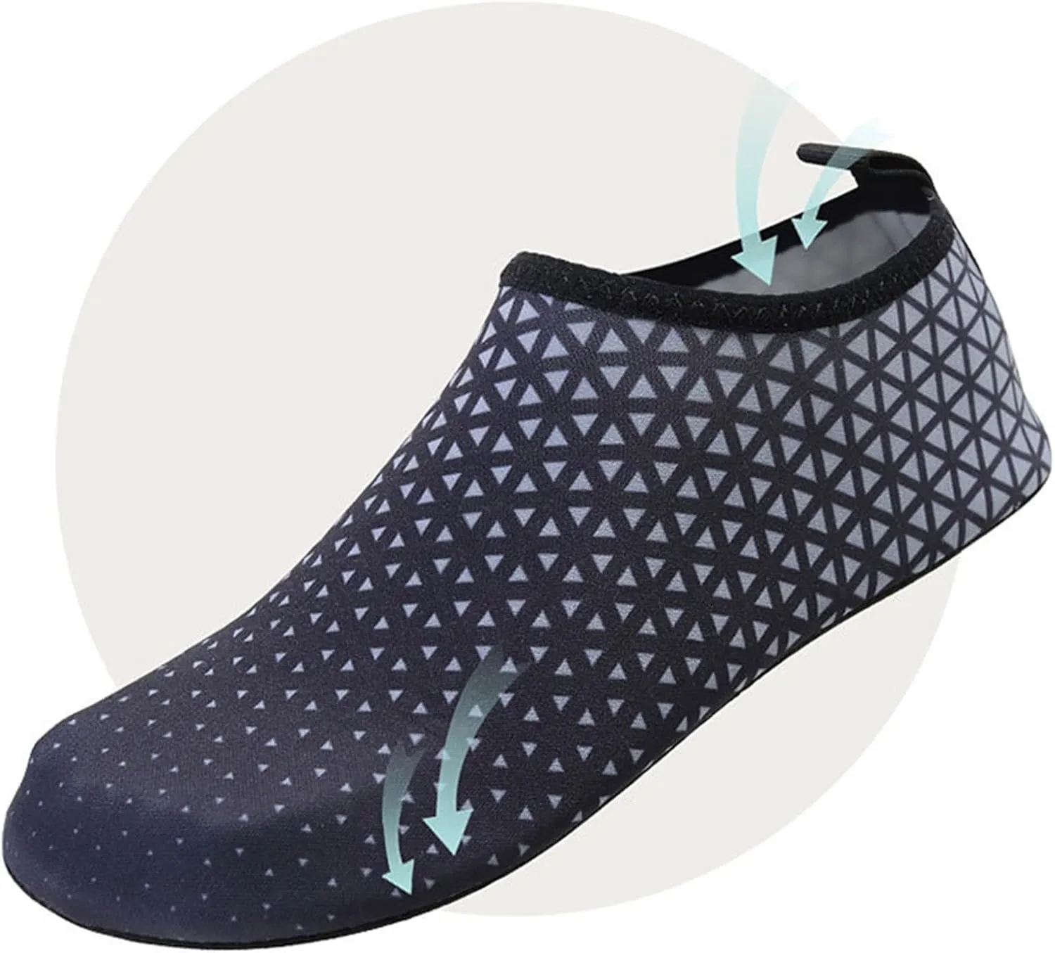 Barefoot Aqua Shoes for Women Men Quick Dry Water Shoes Beach Swim Pool Surf Yoga Hiking Lightweight Non Slip Outdoor Sports