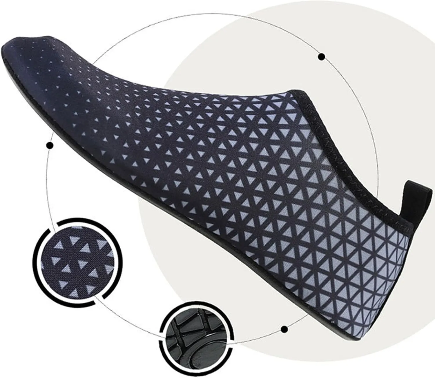 Barefoot Aqua Shoes for Women Men Quick Dry Water Shoes Beach Swim Pool Surf Yoga Hiking Lightweight Non Slip Outdoor Sports