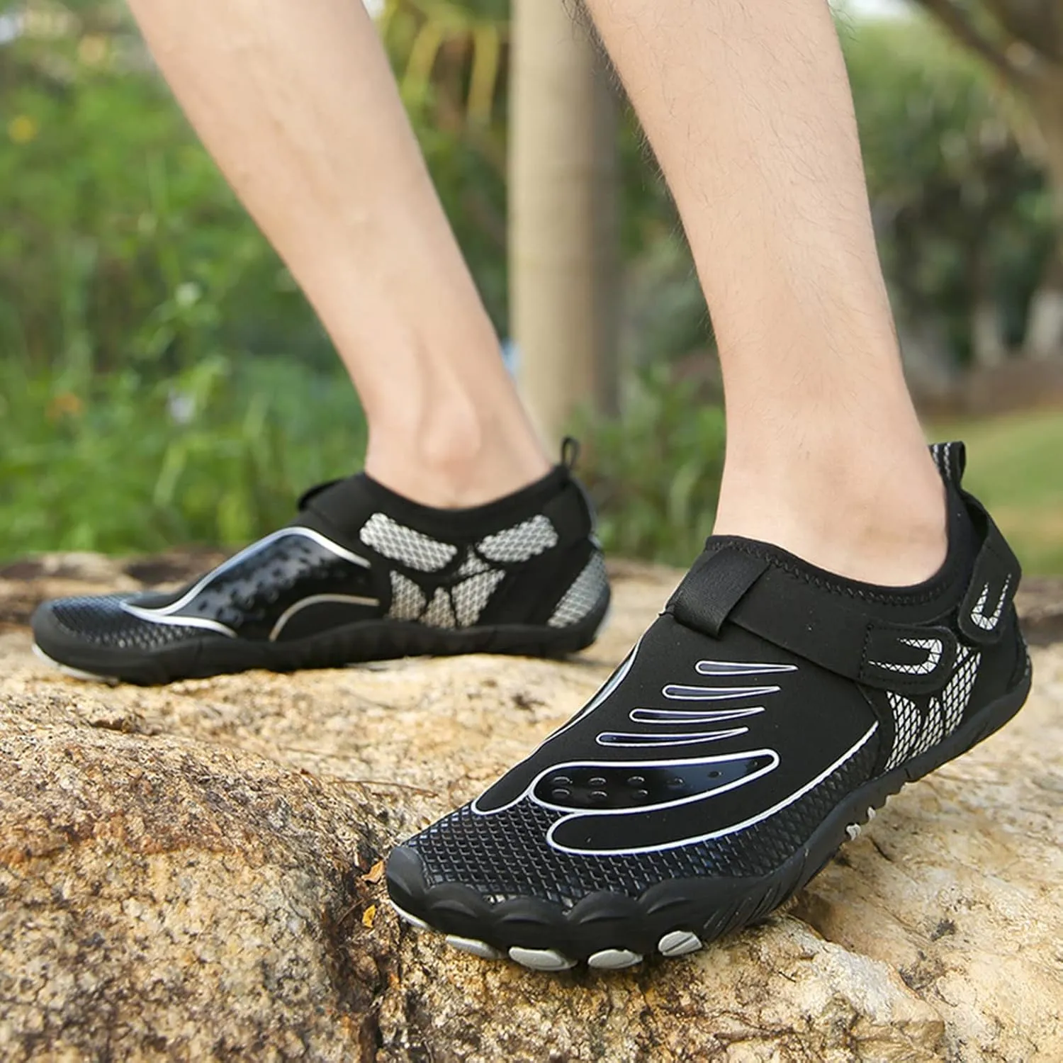 Barefoot Quick Dry Water Shoes for Men Women Aqua Swim Beach Pool Surf Hiking Kayaking Diving Yoga Outdoor Sports Lightweight Design