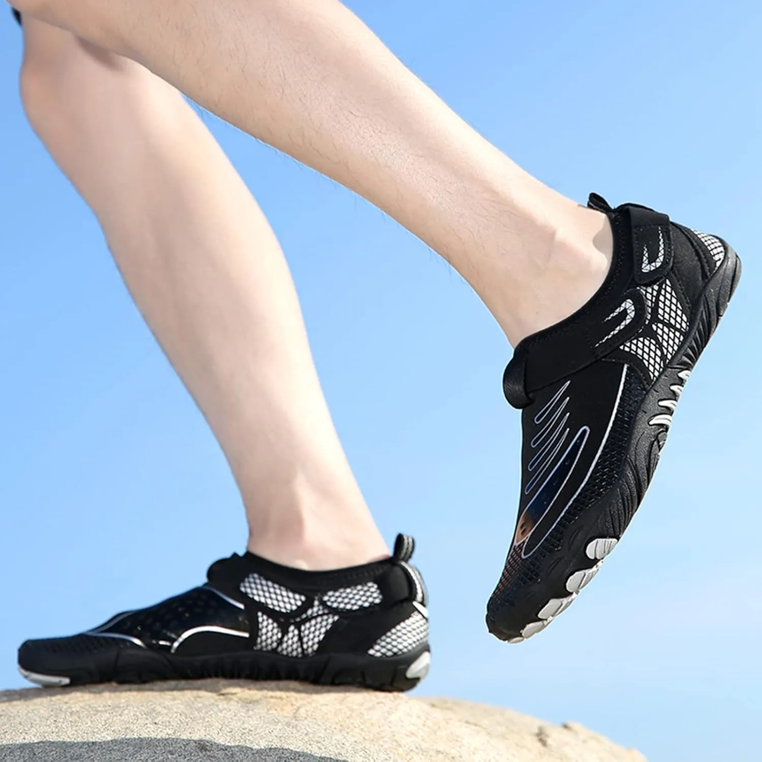 Barefoot Quick Dry Water Shoes for Men Women Aqua Swim Beach Pool Surf Hiking Kayaking Diving Yoga Outdoor Sports Lightweight Design