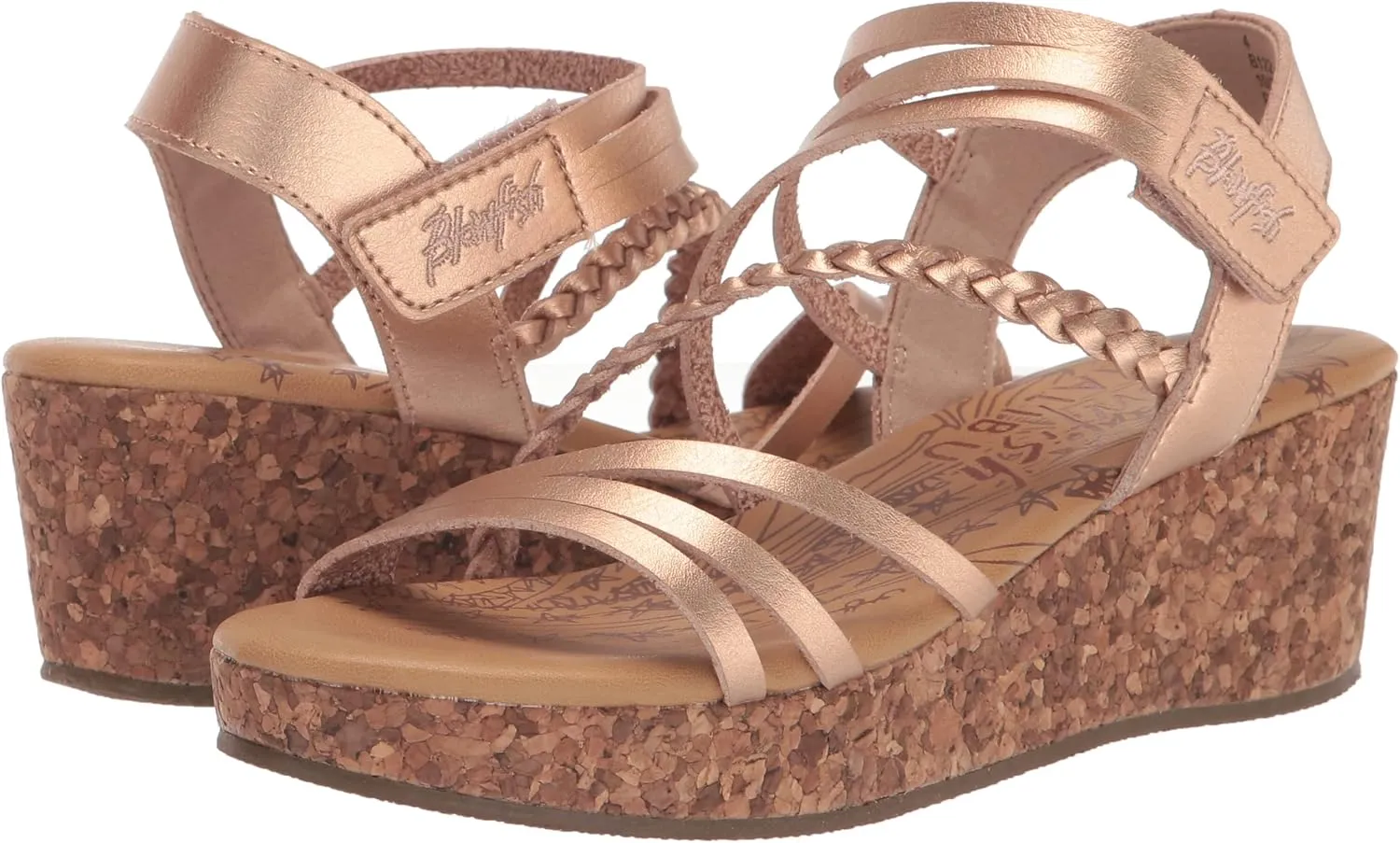 Blowfish Malibu Girls' Liddie Wedge Sandal