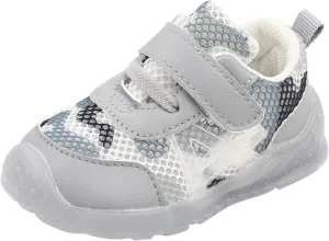 Boys and Girls Children Breathable Hook Loop Non Slip Soft Sole Basketball Boys Breathable Toddler Shoes