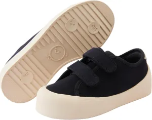 Boys Girls Kids Shoes Dual Hook and Loops Cupsole Casual Lightweight Canvas Sneakers with Sport Sole