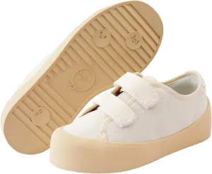 Boys Girls Kids Shoes Dual Hook and Loops Cupsole Casual Lightweight Canvas Sneakers with Sport Sole
