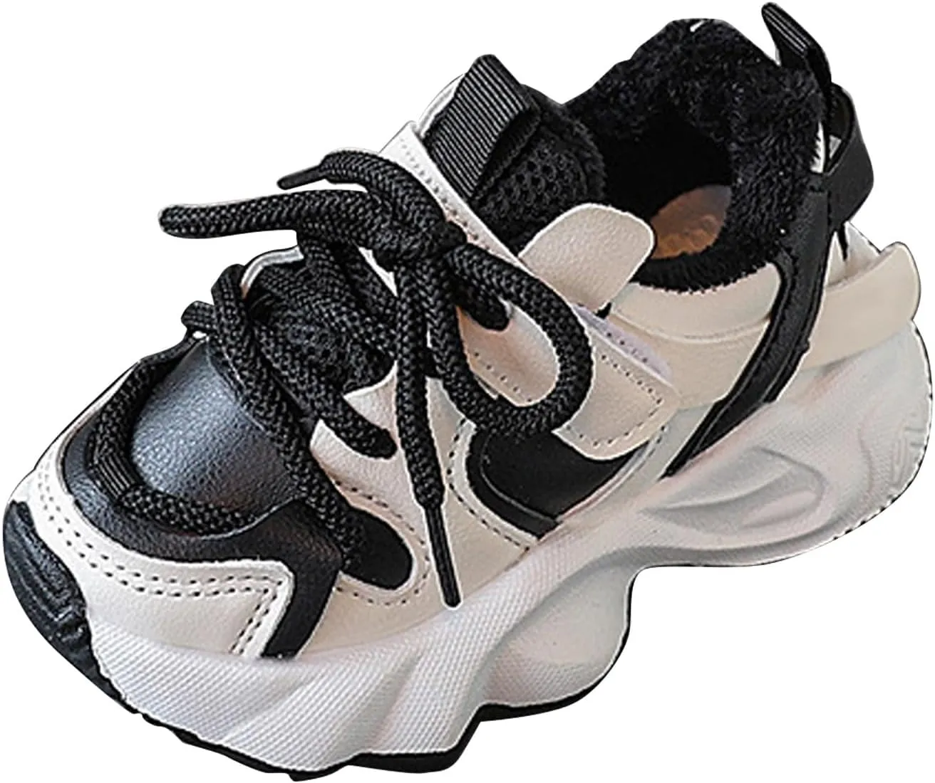 Boys Girls Sneakers Lace up Kids Tennis Shoes for Walking Running Lightweight Breathable Shoes Little Kid