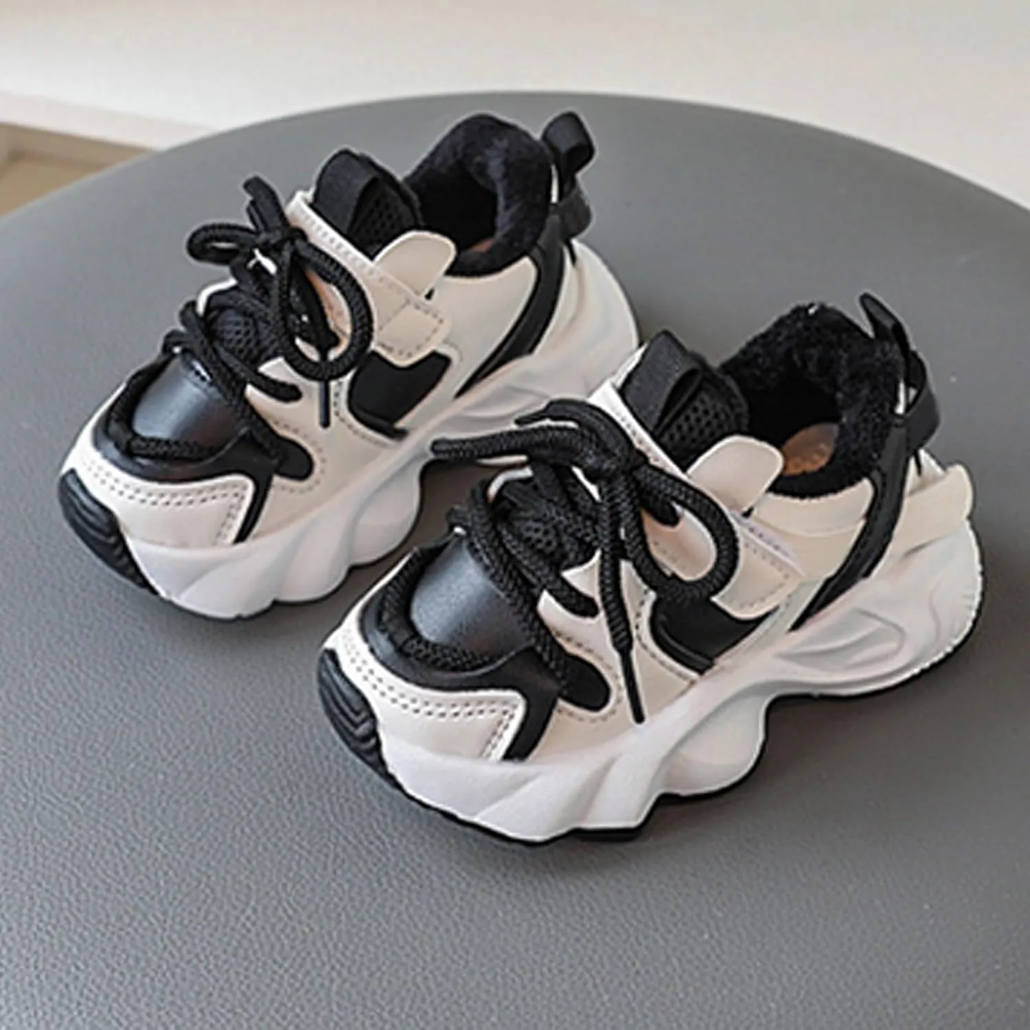 Boys Girls Sneakers Lace up Kids Tennis Shoes for Walking Running Lightweight Breathable Shoes Little Kid