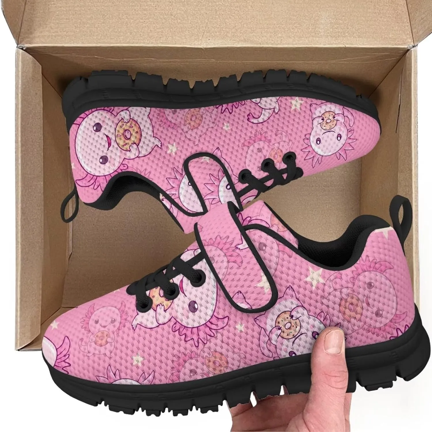 Boy's Single Buckle Sneakers,Teen Girl Anti-Skid Spring Walking Shoes Wear Resistant Sneakers for Jogging Cycling
