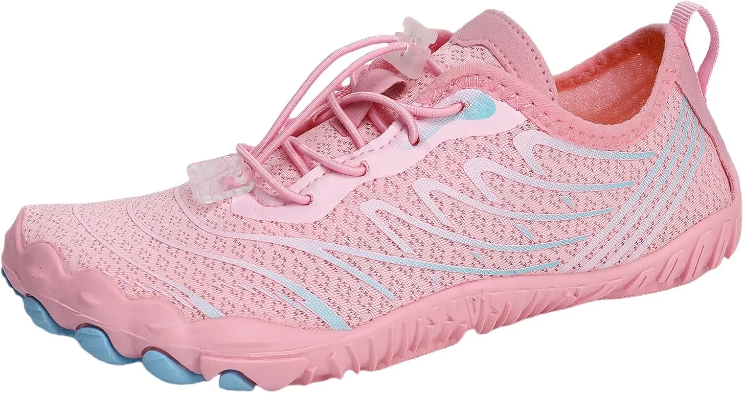 Breathable Barefoot Shoes for Women Men, Quick Dry Zero Drop Trail Running Shoes, Outdoor Athletic Hiking Sports Footwear Summer Beach Swim Surfing with Non-Slip Sole & Wide Toe Box