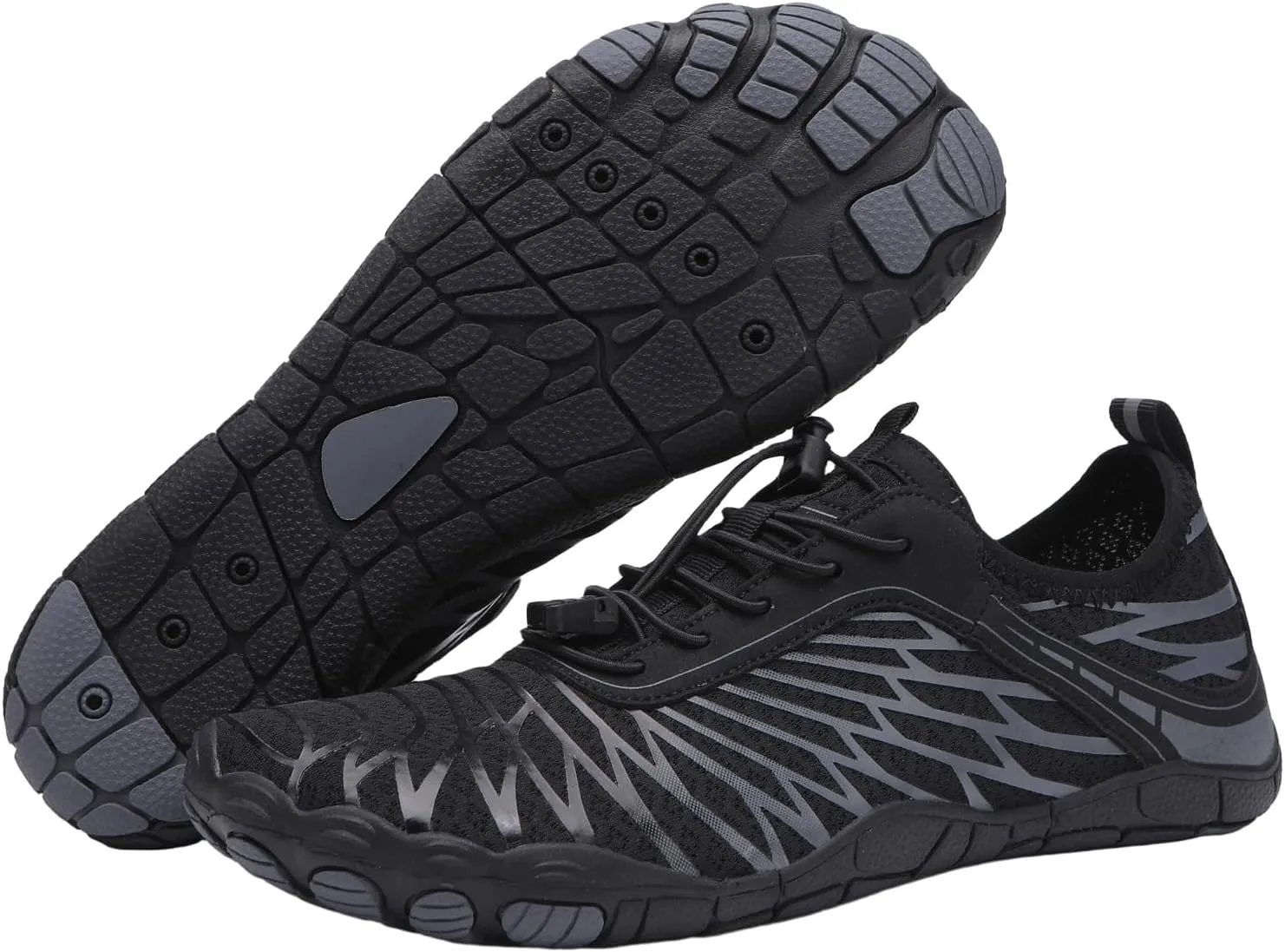 Breathable Barefoot Shoes for Women Men, Quick Dry Zero Drop Trail Running Shoes, Outdoor Athletic Hiking Sports Footwear Summer Beach Swim Surfing with Non-Slip Sole & Wide Toe Box