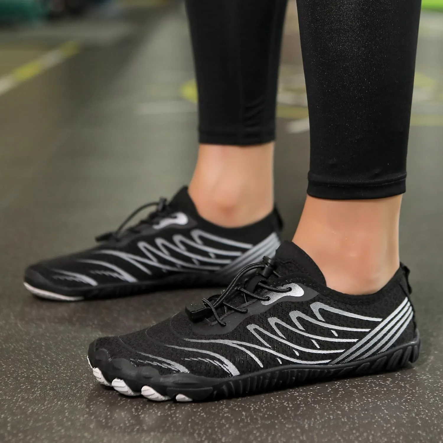 Breathable Barefoot Shoes for Women Men, Quick Dry Zero Drop Trail Running Shoes, Outdoor Athletic Hiking Sports Footwear Summer Beach Swim Surfing with Non-Slip Sole & Wide Toe Box