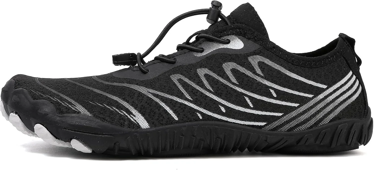 Breathable Barefoot Shoes for Women Men, Quick Dry Zero Drop Trail Running Shoes, Outdoor Athletic Hiking Sports Footwear Summer Beach Swim Surfing with Non-Slip Sole & Wide Toe Box