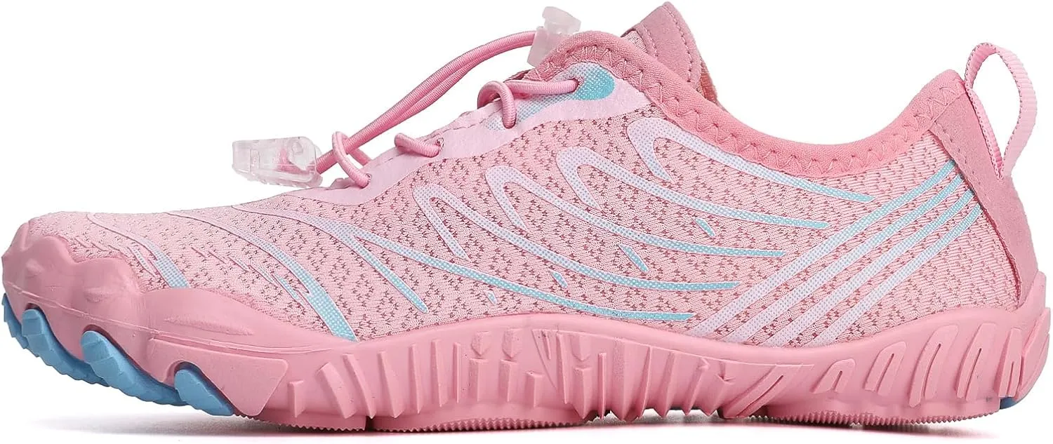 Breathable Barefoot Shoes for Women Men, Quick Dry Zero Drop Trail Running Shoes, Outdoor Athletic Hiking Sports Footwear Summer Beach Swim Surfing with Non-Slip Sole & Wide Toe Box