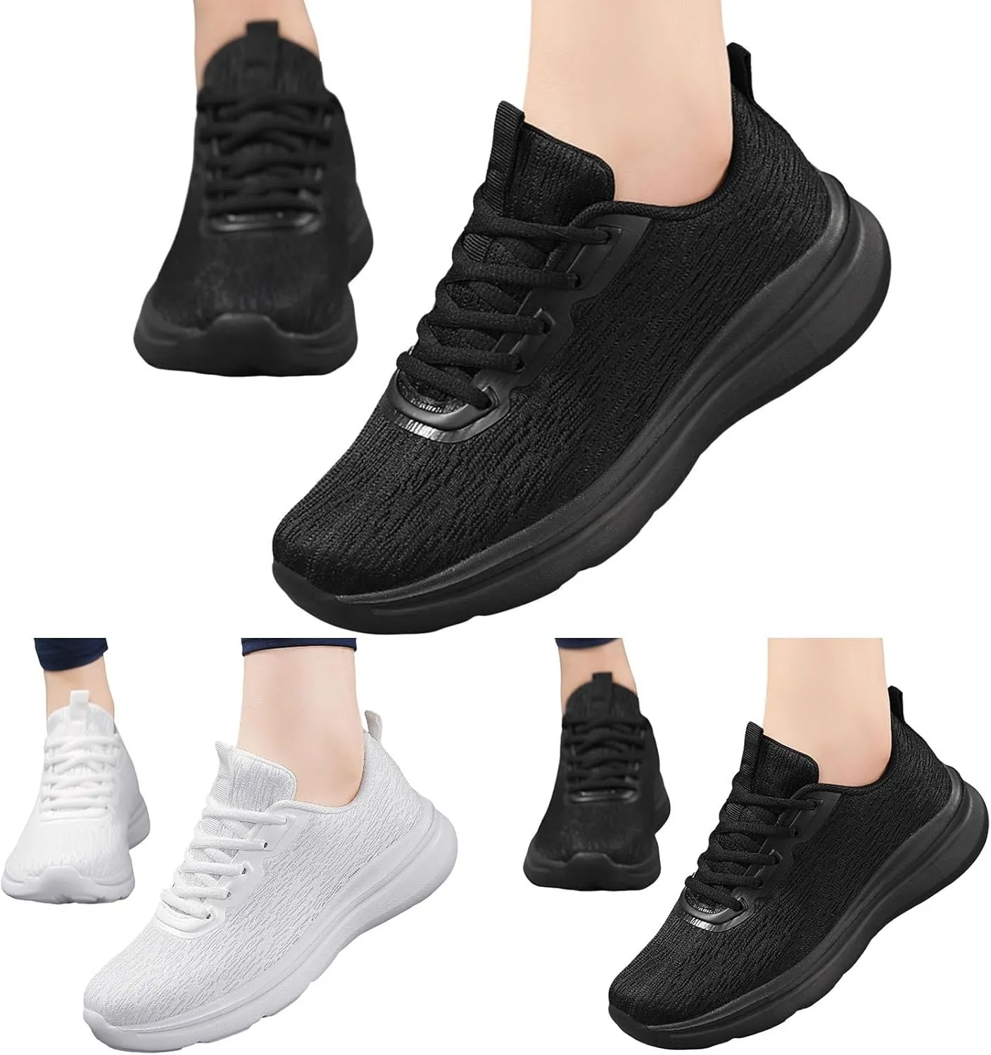 Breathable Diabetic Shoes for Men Casual Sneaker Mesh Breathable Walking Shoe Lightweight Elderly Slip on Shoes