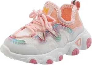 Breathable Girls Infant Shoes Lace Up Baby Toddler Mesh Kids Soft Baby Shoes Baby Boy Non Slip Shoes