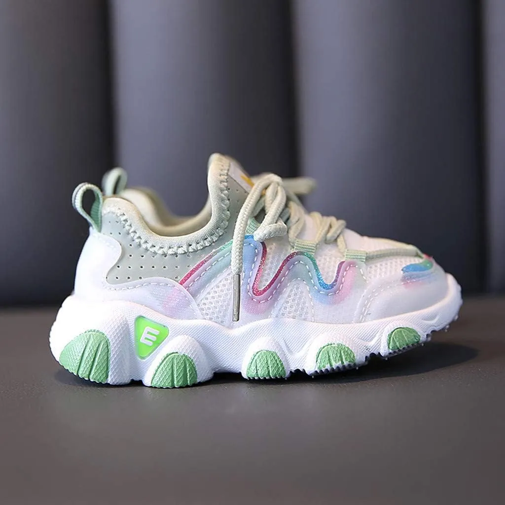 Breathable Girls Infant Shoes Lace Up Baby Toddler Mesh Kids Soft Baby Shoes Baby Boy Non Slip Shoes
