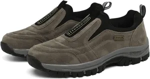 Cathalem Hiking Shoes for Men Comfortable Waterproof Breathable Orthopedic Walking Hiking Shoes Walking Orthopedic Shoes