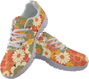 Coloranimal Spring Summer Gift Flats for Women Men Running Walking Sneakers