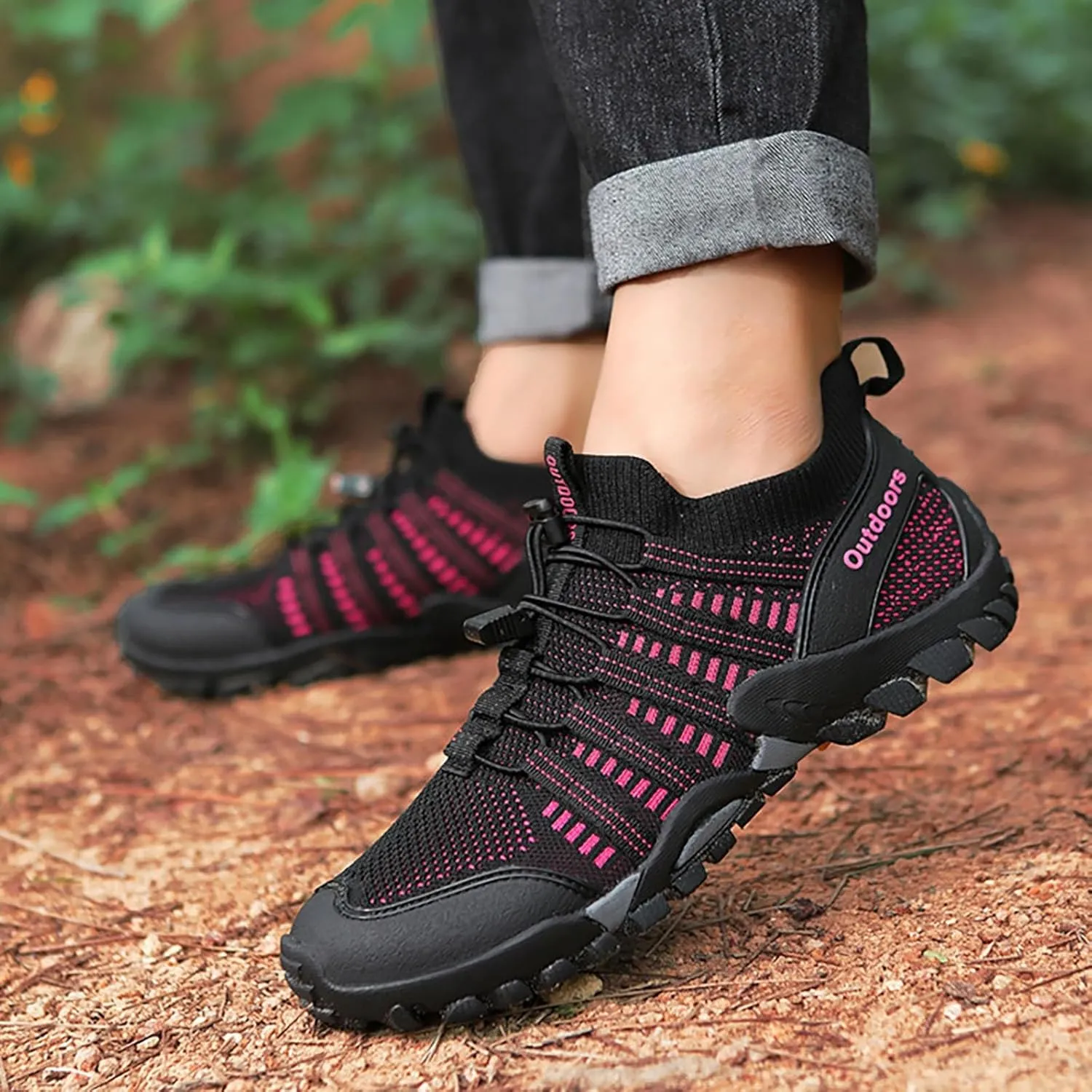 Comfort Lightweight Breathable Sneakers for Women Non Slip Gym Sneakers for Women Outdoor Casual Fitness Shoe