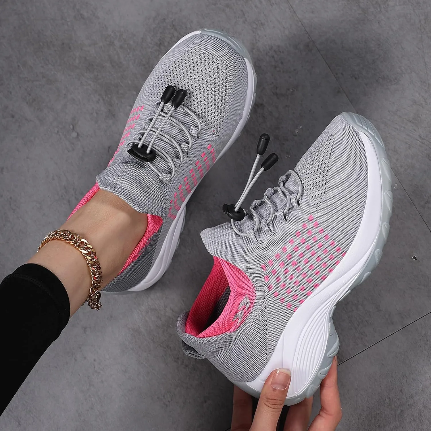 Comfort Wear Orthowear Shoes for Women Comfortwear Ortho Shoes for Women Plantar Fasciitis Orthopedic Sneakers Neuropathy Shoe Wide Width Toe Box Sneakers Arch Support Breathable Lightweight