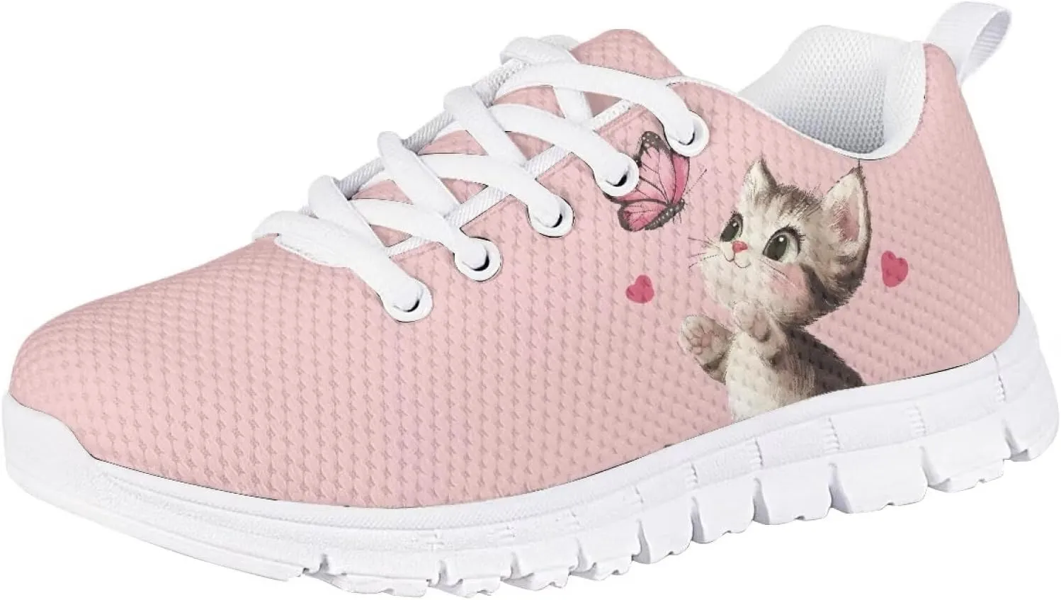 Cute Shoes for Teen Girls Everyday Kids Running Sneakers Non Slip