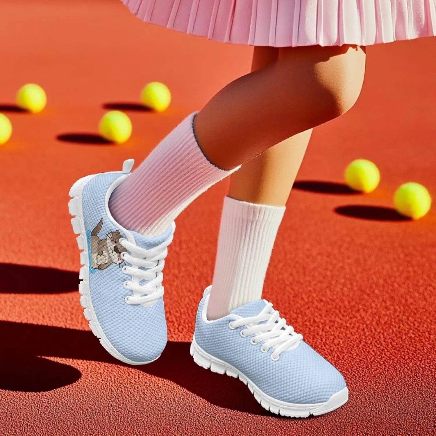 Cute Shoes for Teen Girls Everyday Kids Running Sneakers Non Slip
