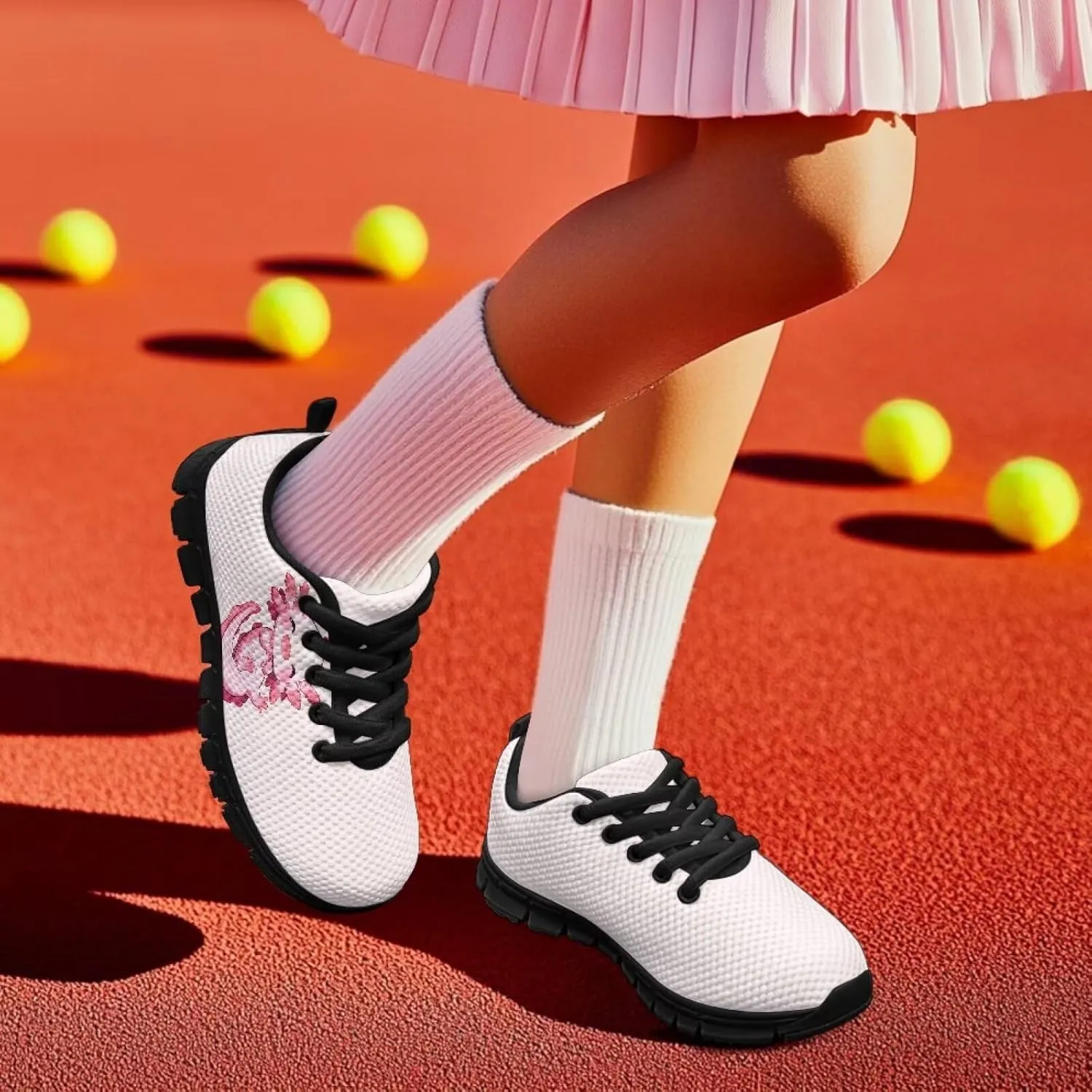 Cute Shoes for Teen Girls Everyday Kids Running Sneakers Non Slip