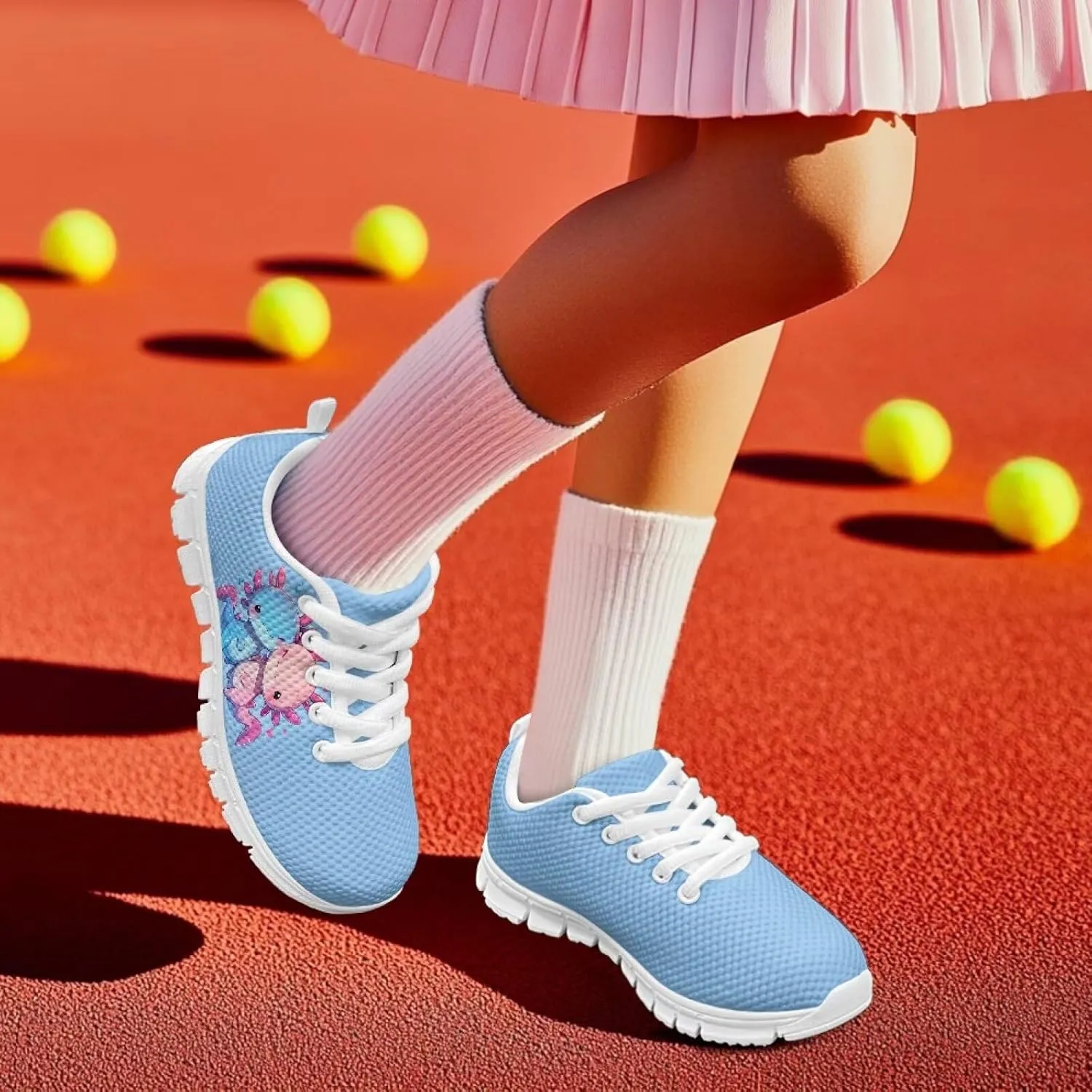 Cute Shoes for Teen Girls Everyday Kids Running Sneakers Non Slip