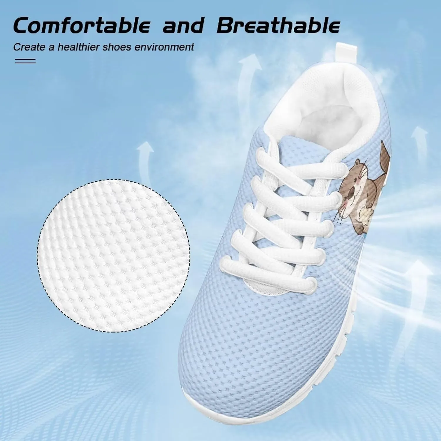 Cute Shoes for Teen Girls Everyday Kids Running Sneakers Non Slip