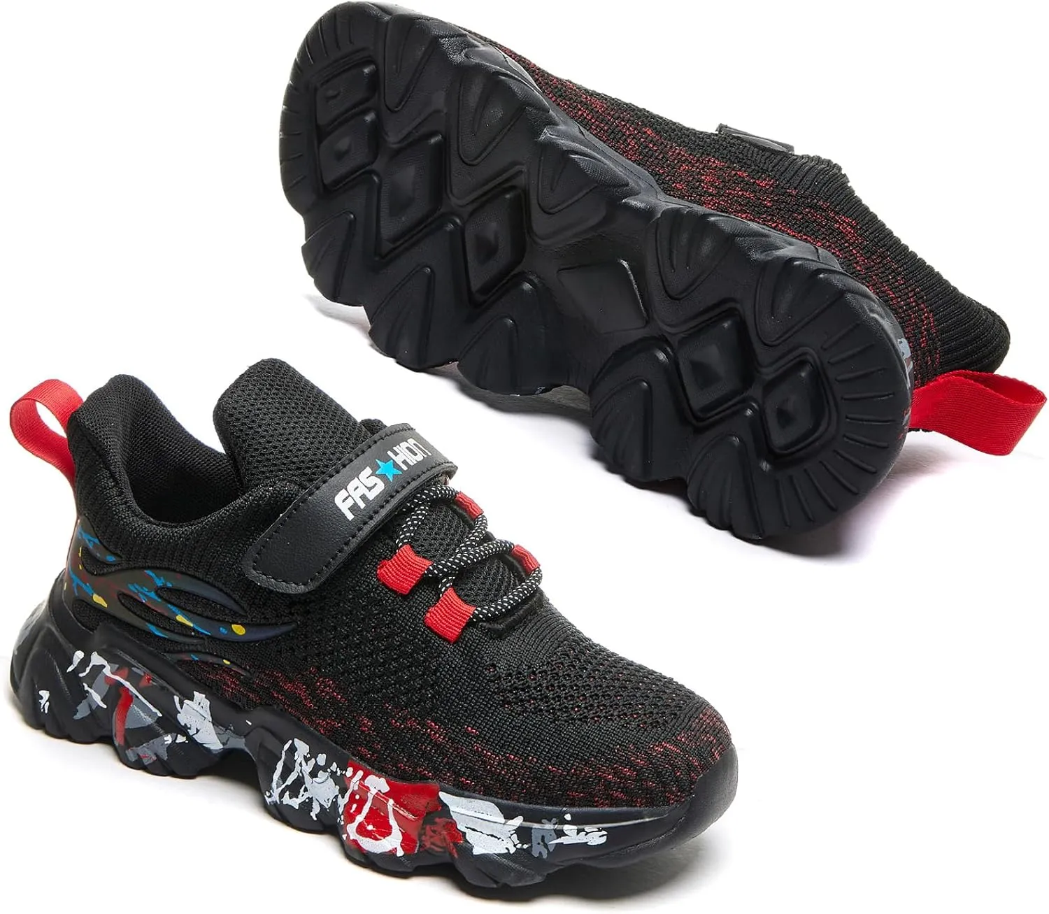 Daclay Kids Sports Shoes Running Shoes for Spring and Autumn Casual Knit Sneakers for Girls Boys School Students Teenager