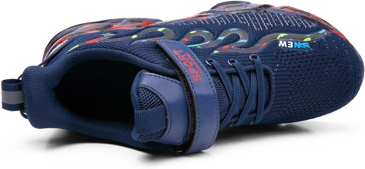 Daclay Kids Sports Shoes Running Shoes for Spring and Autumn Casual Knit Sneakers for Girls Boys School Students Teenager