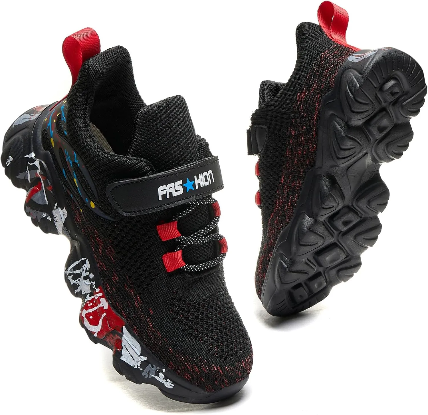 Daclay Kids Sports Shoes Running Shoes for Spring and Autumn Casual Knit Sneakers for Girls Boys School Students Teenager