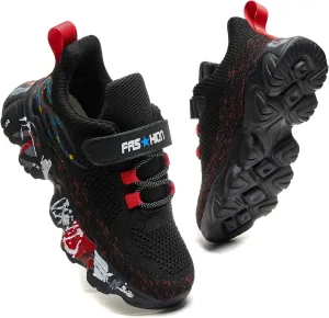 Daclay Kids Sports Shoes Running Shoes for Spring and Autumn Casual Knit Sneakers for Girls Boys School Students Teenager
