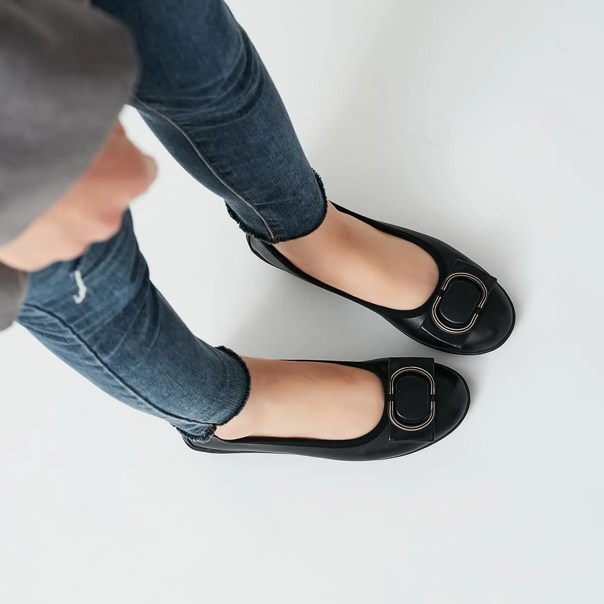 DeYashopin Women's Flats Shoes Non-Slip Ballet Shoes for Dressy Occasions,Walking and Driving Lightweight & Flexible for Comfort