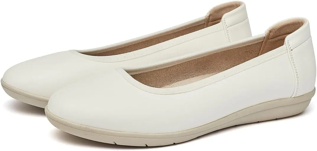 DeYashopin Women's Flats Shoes Non-Slip Ballet Shoes for Dressy Occasions,Walking and Driving Lightweight & Flexible for Comfort