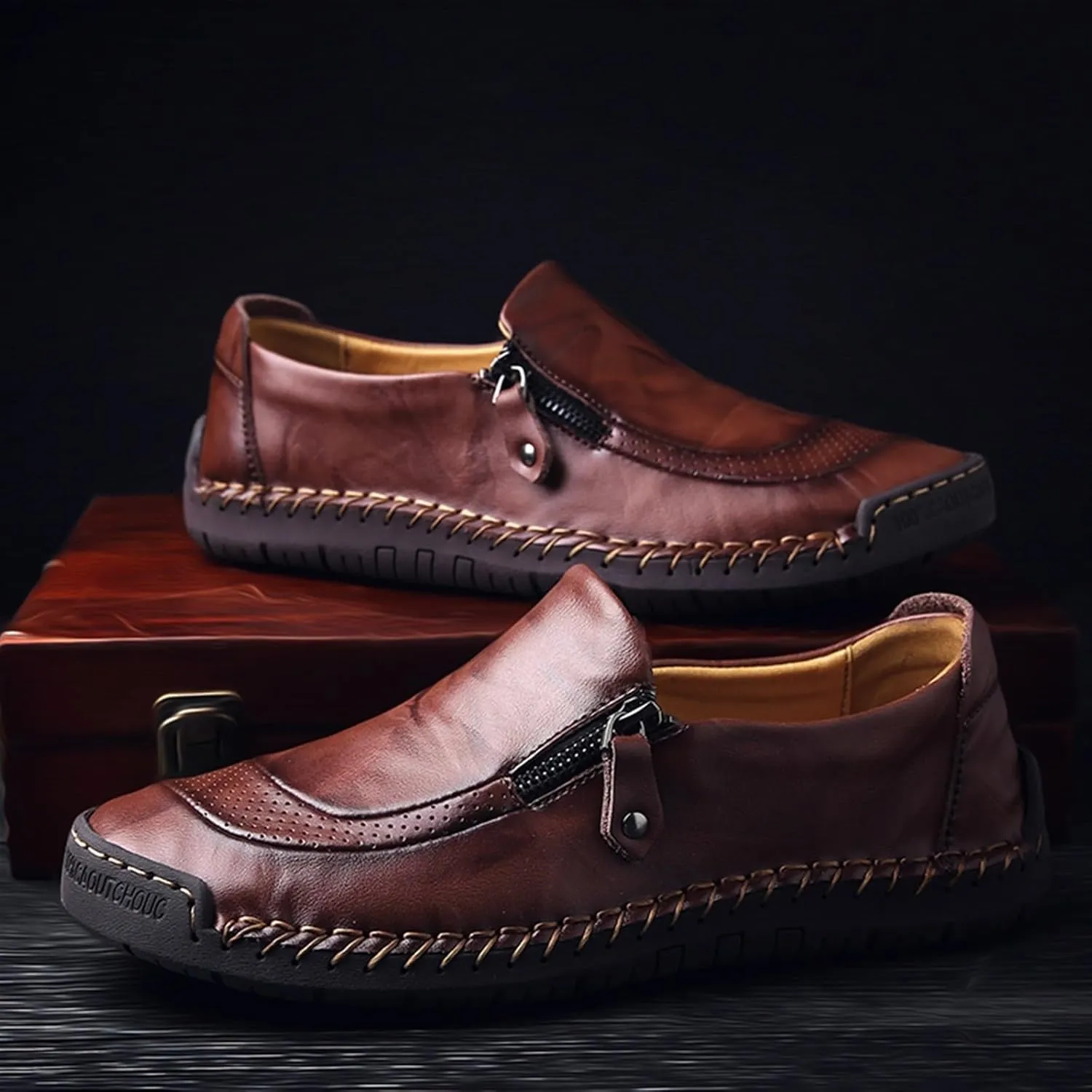 Dress Shoes for Men Men's Casual Leather Loafers Stylish Moccasins for Everyday Wear