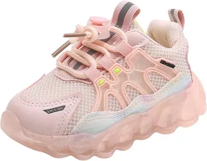 Fashion Light On Baby Shoes Breathable Soft Sole Slip-on Athletic Sneakers Toddler Cool Tennis Shoes Glowing Trainer
