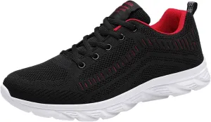Fashion Men Mesh Mountaineering Casual Sport Shoes Lace Up Solid Color Running Breathable Soft Men's Sneaker