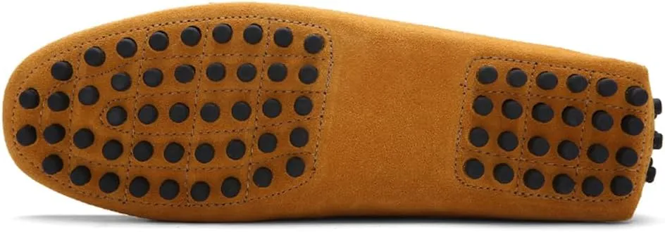 Fashion Mens Handmade Suede Leather Casual Loafers Shoes Soft Comfortable Driving Walking Shoes Plus Size