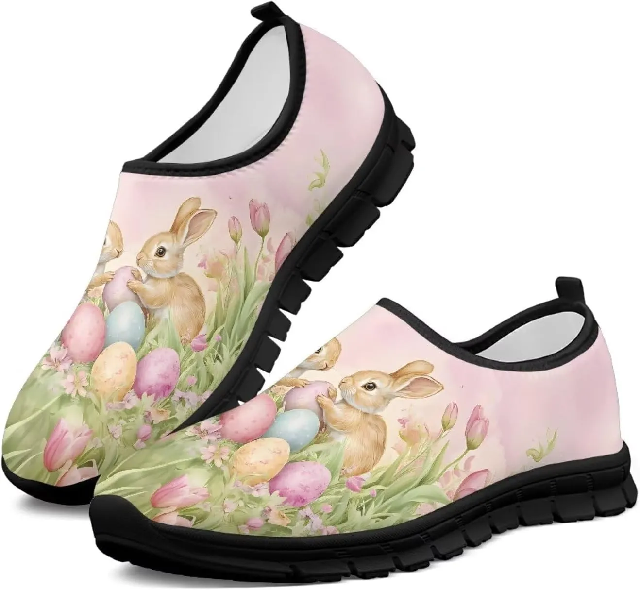 Fashion Sneakers for Women Lightweight Walking Casual Slip Ons Comfortable Art Painted Soft Athletic Travel Shoes for Ladies Festival Serise US Size 5.5-11.5