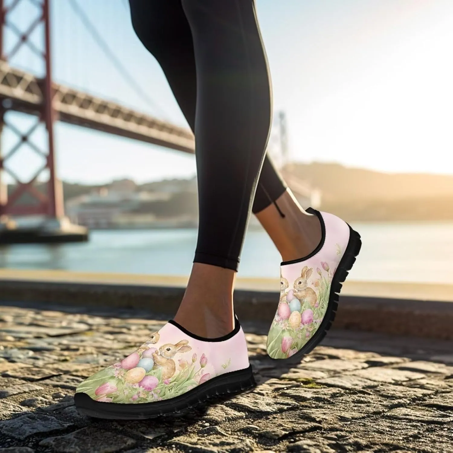 Fashion Sneakers for Women Lightweight Walking Casual Slip Ons Comfortable Art Painted Soft Athletic Travel Shoes for Ladies Festival Serise US Size 5.5-11.5