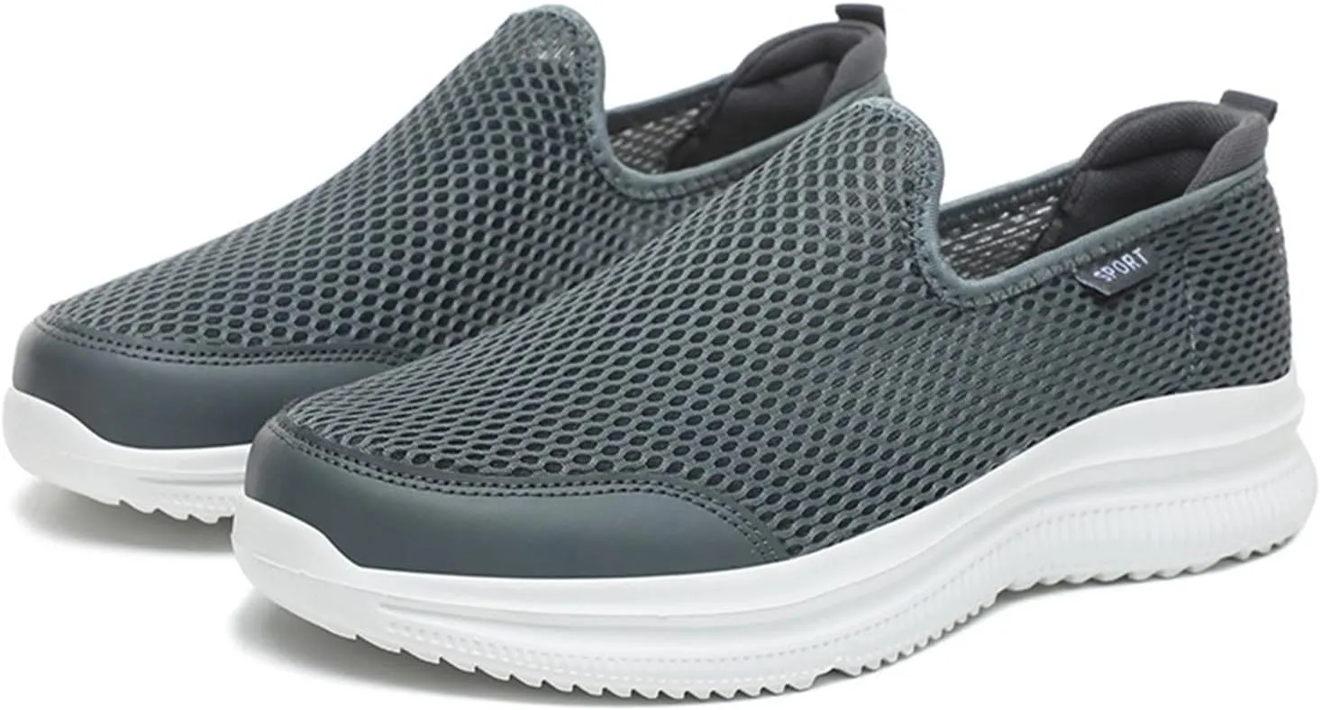 Fashion Summer Men Breathable Mesh Flat Elastic Casual Shoes Mens Sneaker Socks Sneaker
