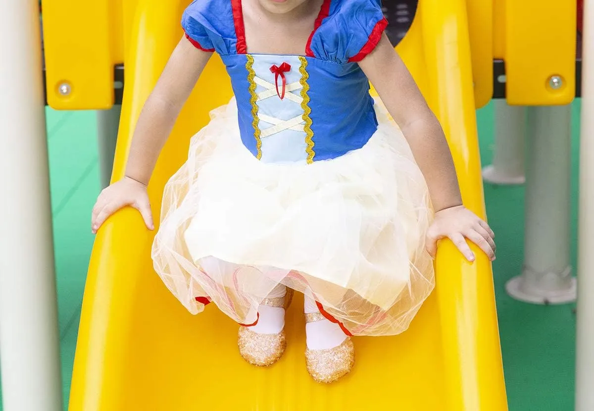 GUGUYeah Princess Costumes Jelly Flats Shoes, Cosplay Birthday Party Dress Up Sandals for Little Girls, Toddler or Kids