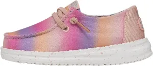 Hey Dude Toddler Wendy Sparkle | Toddler Loafers | Kids Slip on Shoes | Comfortable & Light-Weight